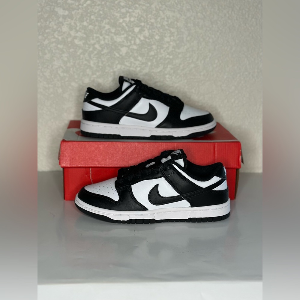 Nike Dunk Low Black/ White size 5 women
